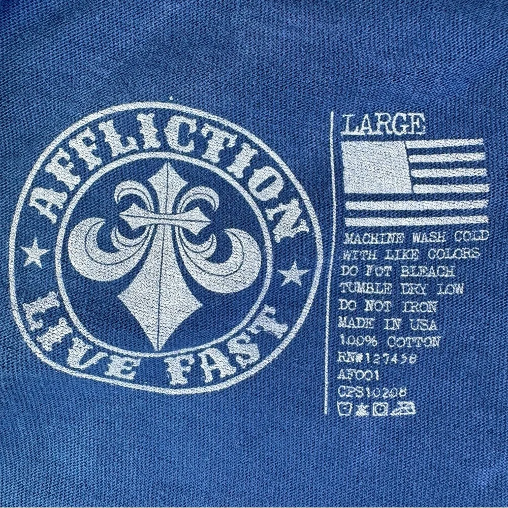 Affliction Women’s Short Sleeve Graphic T-Shirt -Size: Large -NWT - Picture 11 of 11